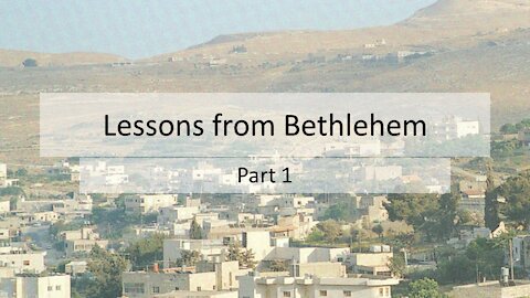 7@7 #106: Lessons from Bethlehem 1