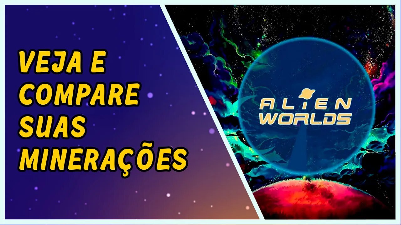 Veja sua mineração diária em Alien Worlds