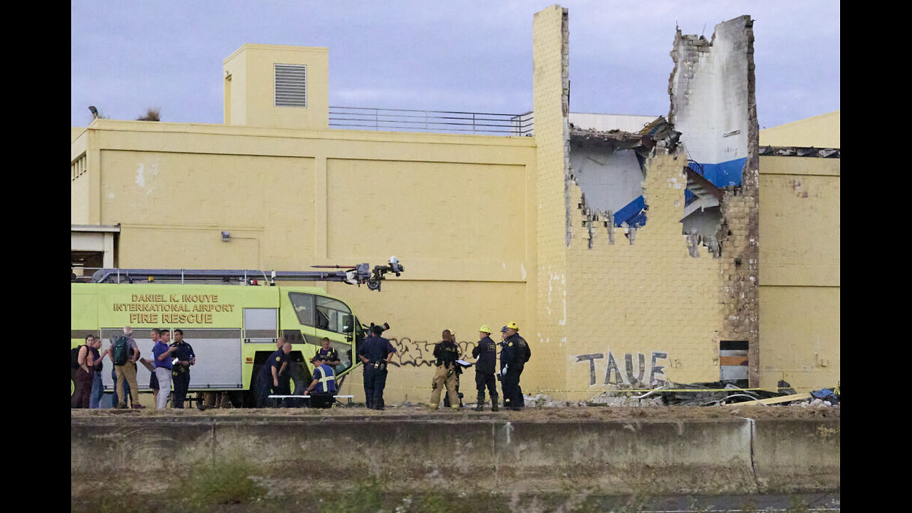 A small cargo plane crashed near Daniel K. Inouye International Airport in Honolulu on Tuesday