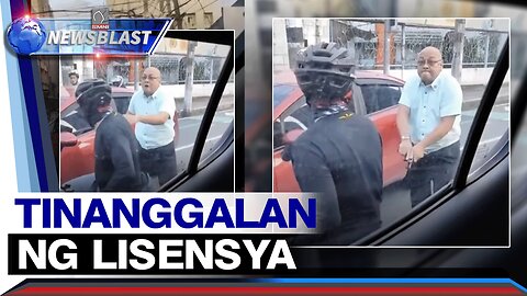 Dating pulis na nanutok ng baril sa siklista sa Quezon City, tinanggalan ng lisensiya ng baril