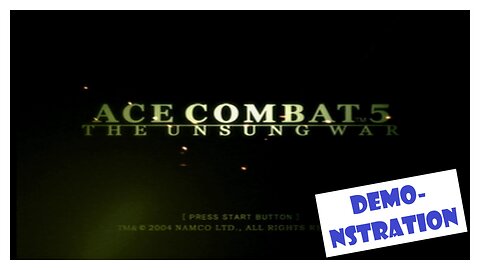 Ace Combat 5 DEMOnstration (PlayStation 2)