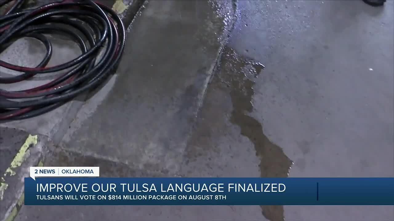 Improve Our Tulsa package language finalized