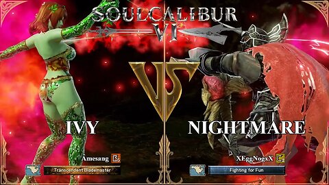 SoulCalibur VI — Amesang (Ivy) VS XEggNogxX (Nightmare) | Xbox Series X Ranked