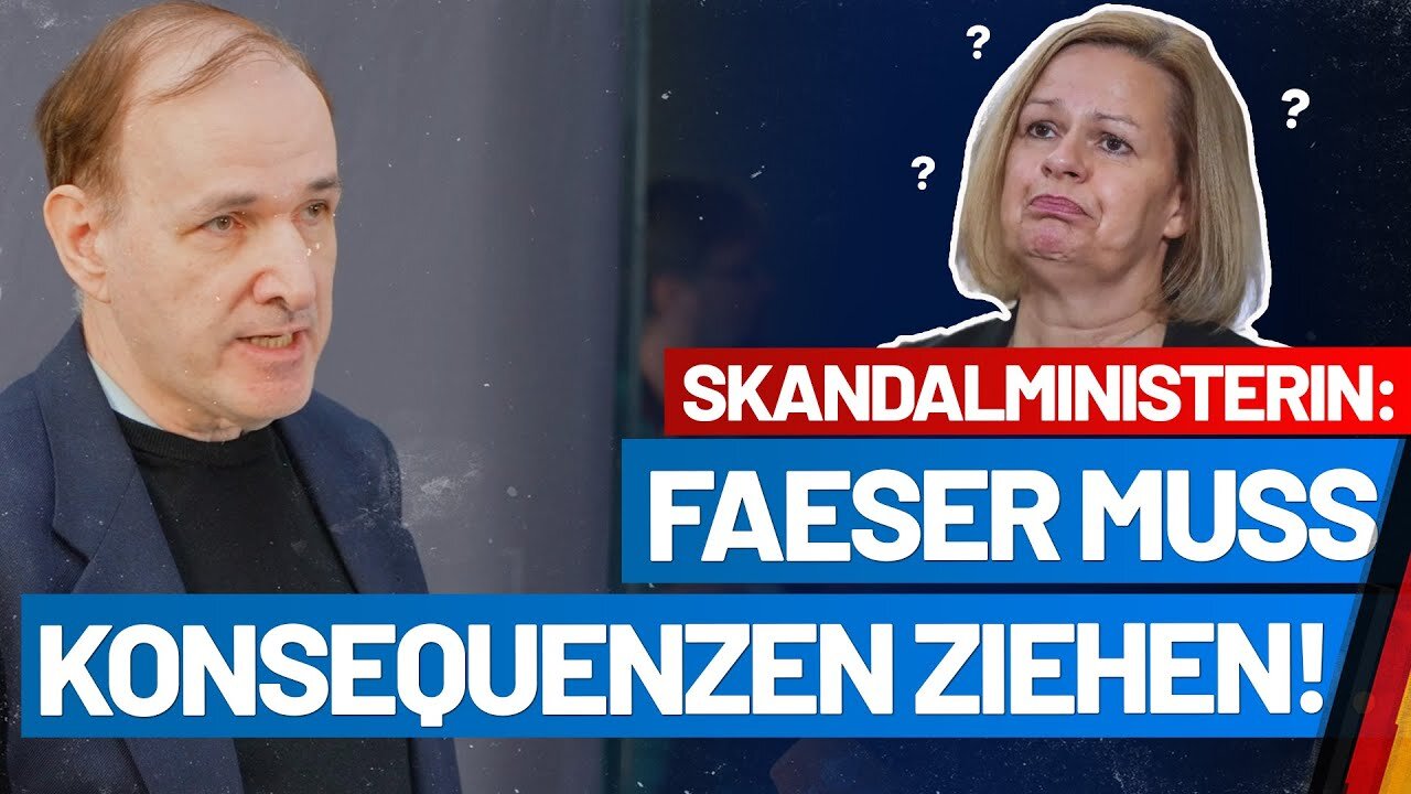 💥Polit-Skandal: Frau Faeser muss Konsequenzen ziehen!@Dr. Gottfried Curio - AfD🙈