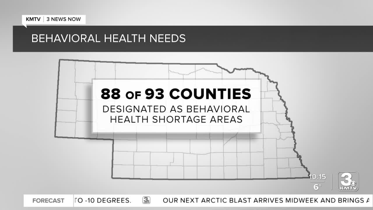Amount of behavioral health professionals in state doesn't match the demand