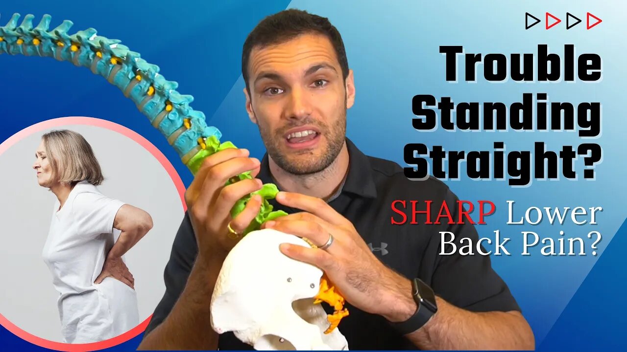 Sharp Lower Back Pain Cant' Stand Up Straight Without Pain