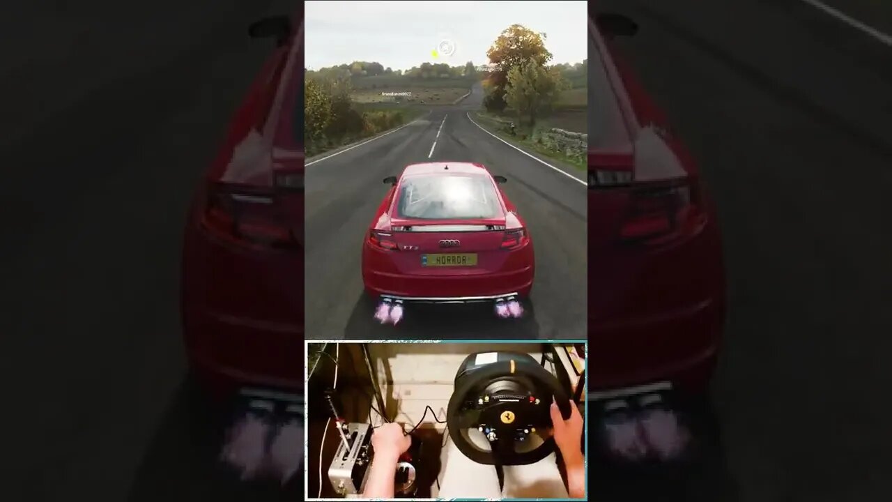 Audi TTS - Downshifting like a BOSS - Forza Horizon 4 #shorts