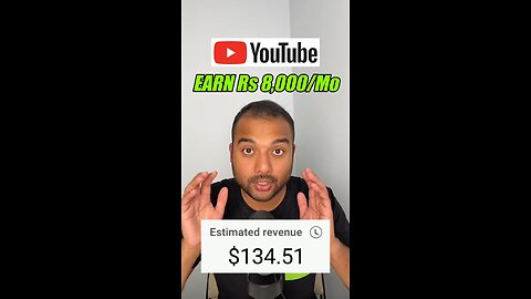 EARN MONEY FROM YT FOR FREE WITHOUT INVESTMENT 10k/month