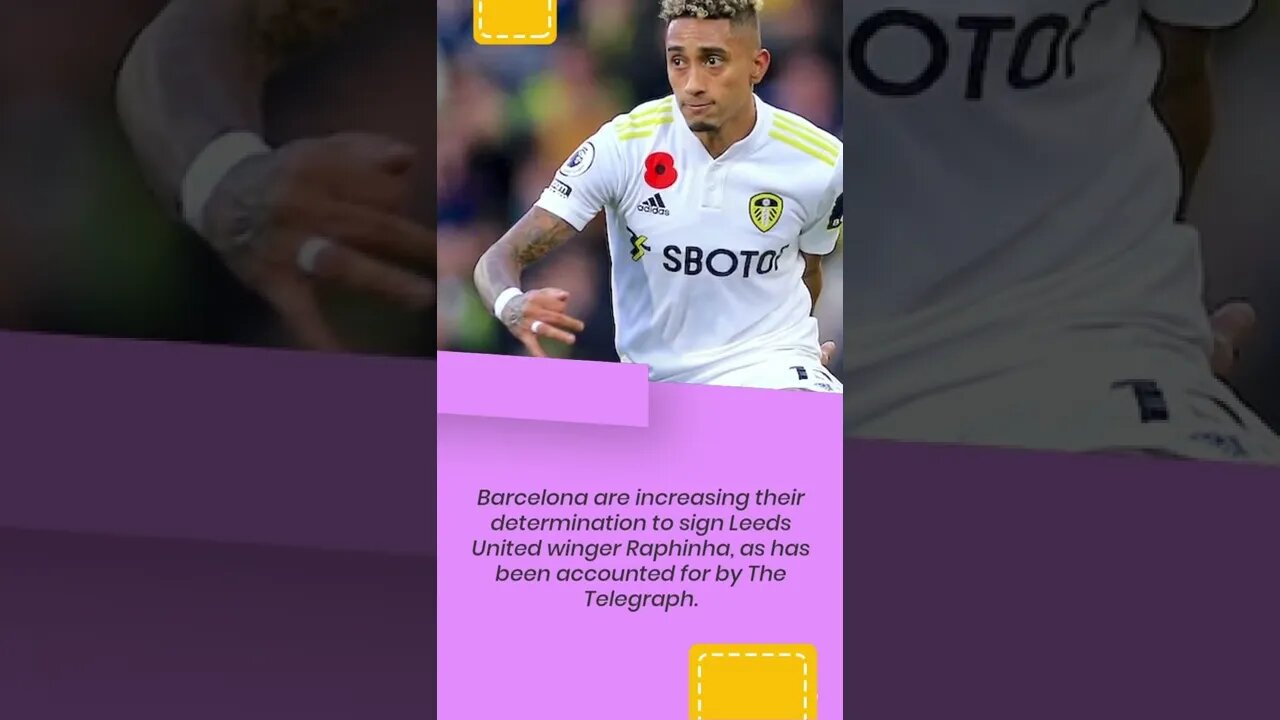Barcelona to move for Leeds' Raphinha with Adama Traore back to Wolves #shorts