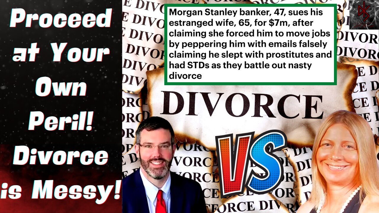 Ugly Divorce Involving Slanderous Emails to ex-Husband's Clients! Why Modern Women Can't Be Wifed!