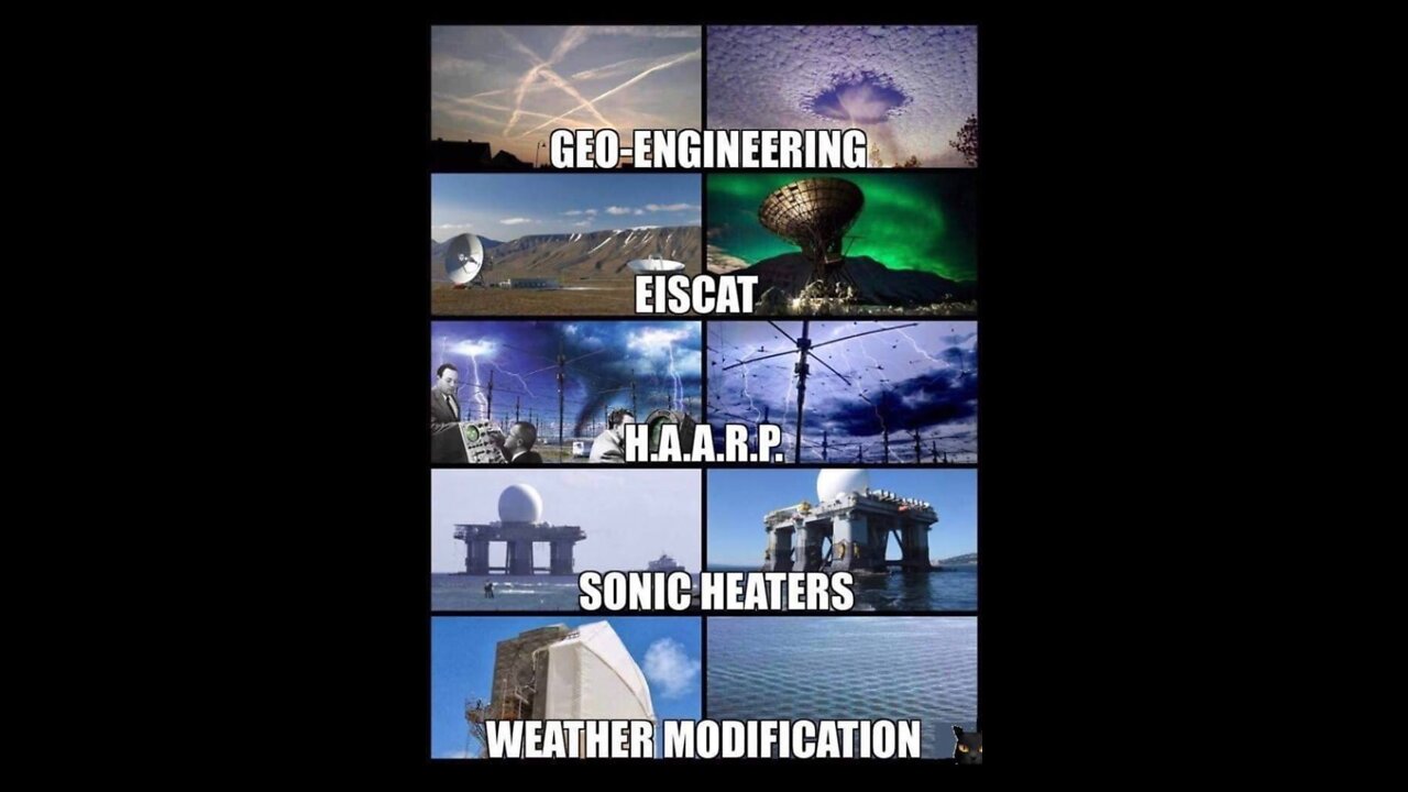 HAARP + CHEMTRAILS = WEATHER WEAPONS!