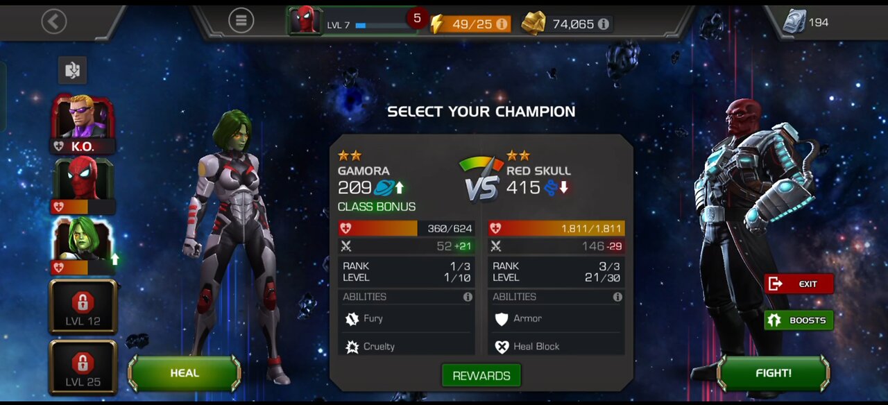 GAMEPLAY OF "MARVEL CONTEST OF CHAMPION" VIDEO.7