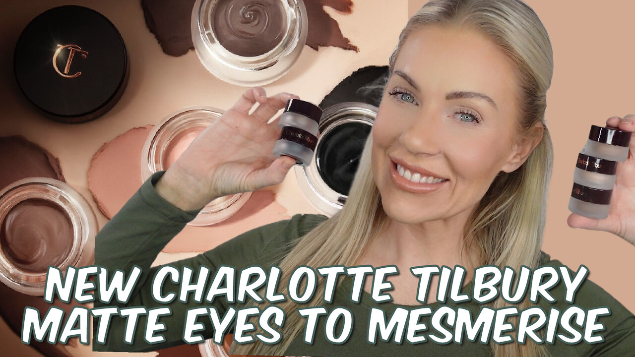 **NEW** Charlotte Tilbury Matte Eyes to Mesmerise Cream Eyeshadows | All 5 Shades Reviewed