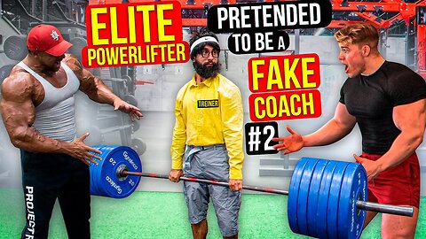 Elite Powerlifter Pretended to be a FAKE TRAINER #2 - Anatoly Aesthetics in Public