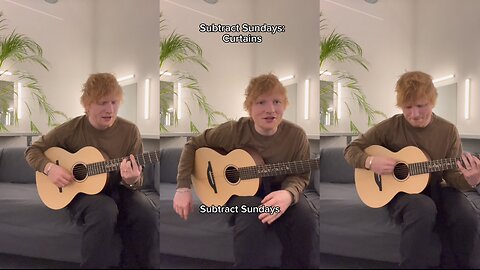 Ed Sheeran Reveals Secrets of 'Subtract Sundays - Curtains #BehindTheMusic