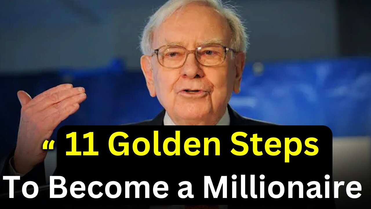 11 Golden Steps to Become a Millionaire I How to Become Millionaire I How To Get Rich