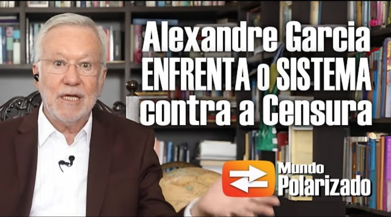 In Brazil, journalist Alexandre Garcia faces the system and teaches a real class!