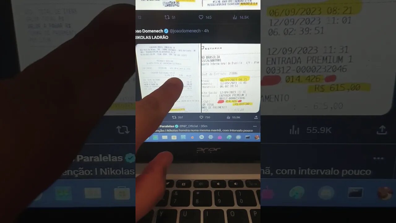 Nikolas Ferreira ladrão KKK ... ele abasteceu em BH e Brasília... tem escritório nas 2 cidades 😂🤣🤦🏼🚙