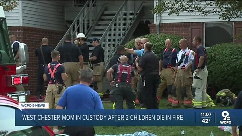 Mom in custody after 2 children die in apartment fire