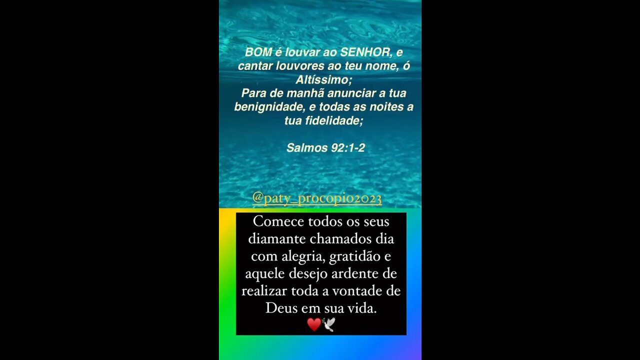 Magnífico dia amados ♥️🕊