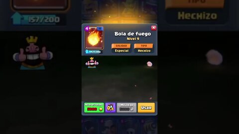 Bola de fogo clash royale #shorts #clashroyal #clash #clashroyale #royale #supercell