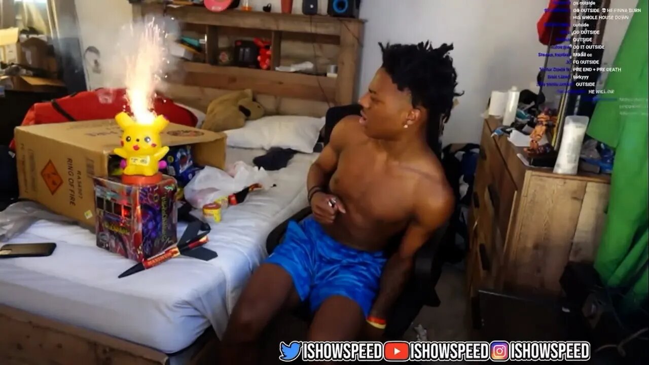 IShowSpeed Nearly Burned His House Down...