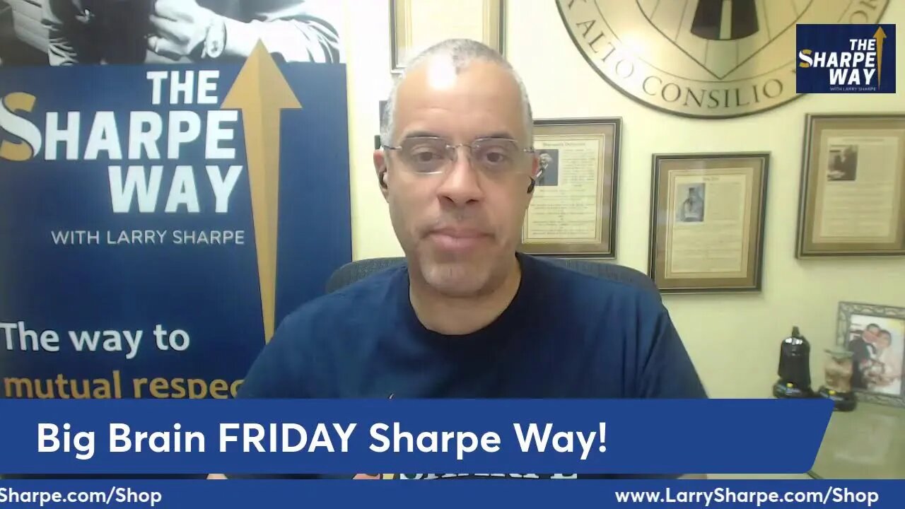 Opioid Crisis & Corruption Solutions: Big Brain Friday, LIVE Sharpe Way at 7pm