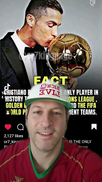 Cristiano Ronaldo is the only player in history to do this 2 times