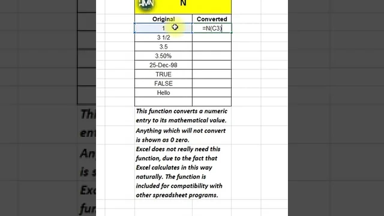 "Excel Magic ✨: Transform Numeric Entries into Math Marvels! 🧮 #Shorts Tutorial" #numericals #excel