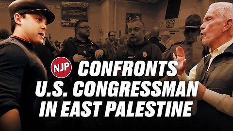 NJP Confronts US Congressman Bill Johnson During East Palestine Townhall