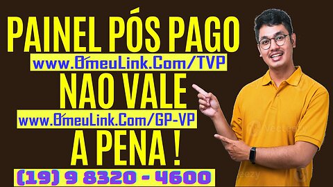 PAINEL PRÉ-PAGO É A MELHOR OPÇÃO - VEJA NOSSO VÍDEO COMPLETO DO PORQUÊ PARAMOS COM PÓS!!