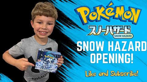 🚨PokeMONSTER opens a Brand New Pokemon Japanese Snow Hazard Booster. Epic Pulls! 🚨