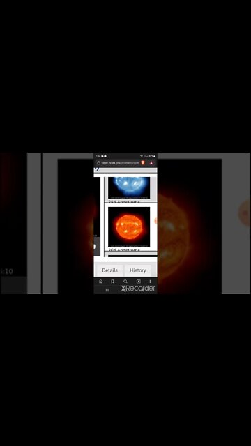 Huge plasma Eruption