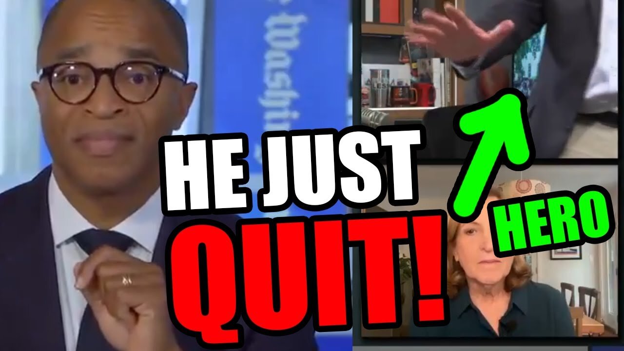 Breaking News: Journalist hero QUITS HIS JOB mid live-stream!!!! - Liberal Hivemind