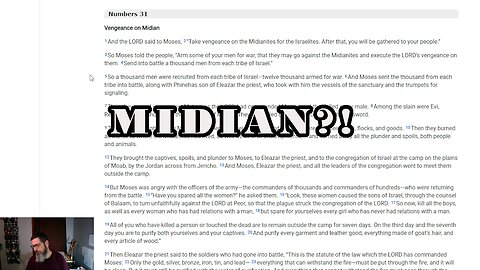 Midian Destroyed and SPOILS Divided Numbers 31-32