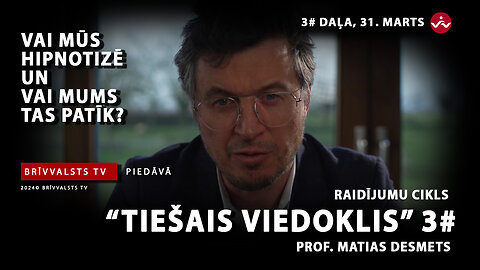 “TIEŠAIS VIEDOKLIS” 3. daļa ar klīnisko profesoru Matiasu Desmetu.