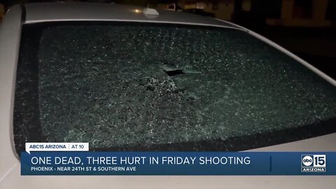 Family's cars become collateral damage in Phoenix quadruple shooting