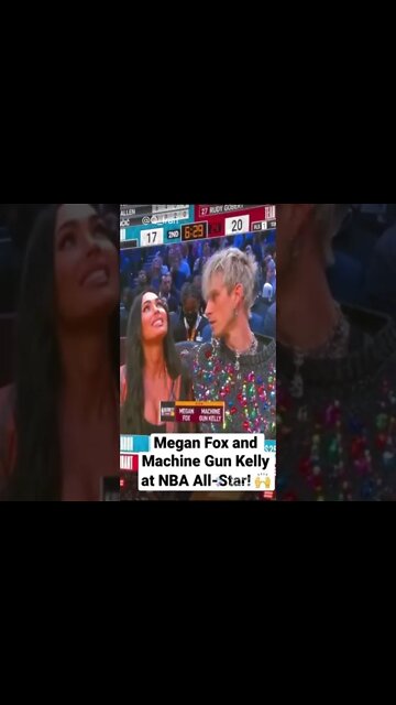 Megan Fox and her fiancé in the All-Star Game (NBA), Hello Devil