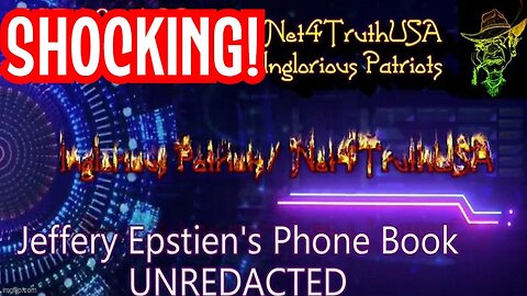 SHOCKING: Jeffrey Epstein's Infamous Phone Book Unredacted - Naming Names!!