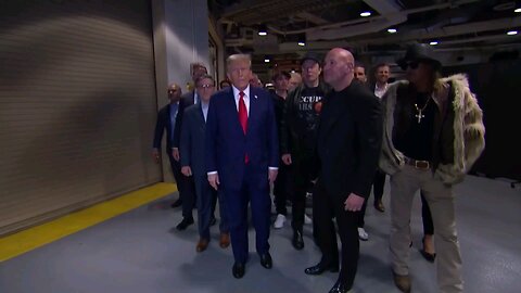 Donald Trump In THE HOUSE! They got a full promo #UFC309