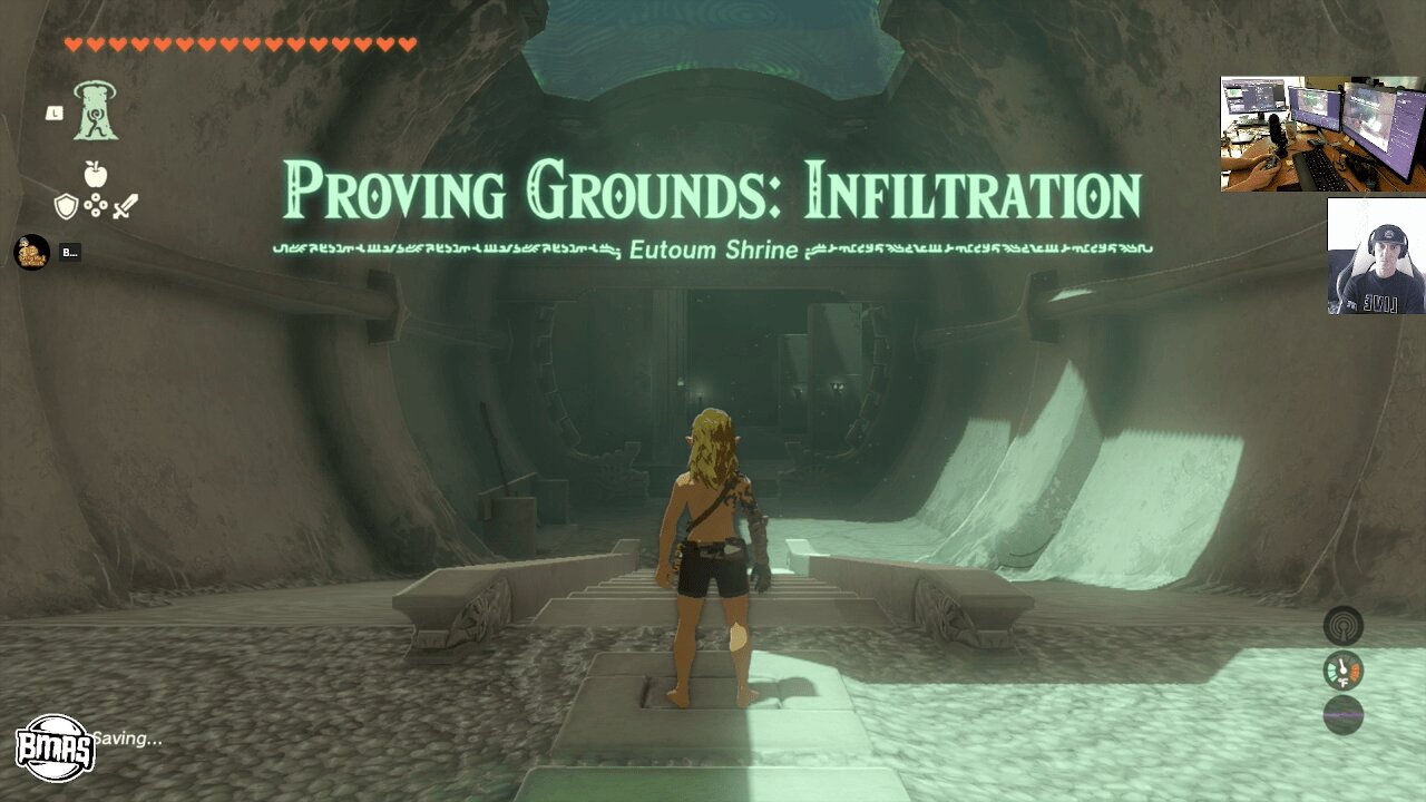 Eutoum Shrine Zelda TOTK Infiltration / Proving Grounds