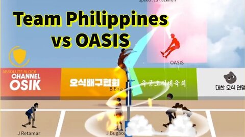 The Spike Volleyball - Team Philippines Takes on OASIS on the Beach!