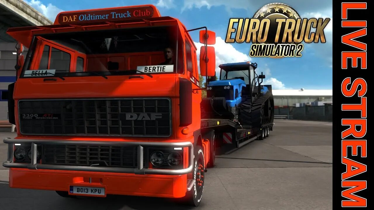 ETS2 Trucking On ChabOS Linux DX11 LIVE #20 (Euro Truck Simulator 2)