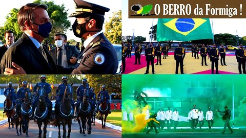 Bolsonaro participa da formatura da PMDF do Curso de Aperfeiçoamento de Oficiais