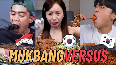 Indonesia Vs Korea || Mukbang Versus