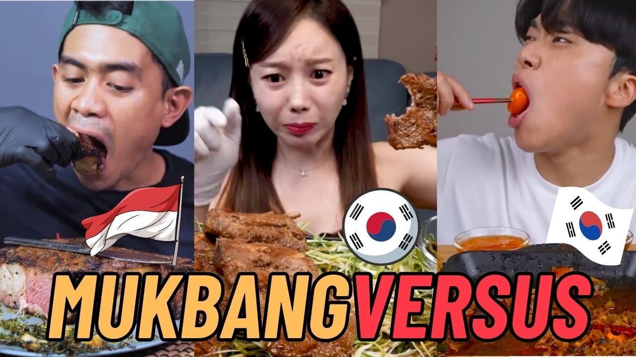 Indonesia Vs Korea || Mukbang Versus