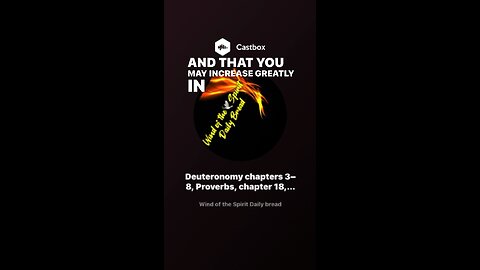 Deuteronomy chapters 3-8 ￼NIV