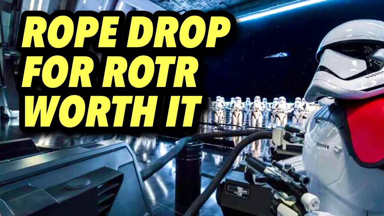 Will Rope Drop Get you on Rise of the Resistance Faster