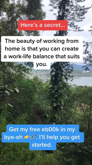 Here’s the Secret of the beauty of Working from Home…