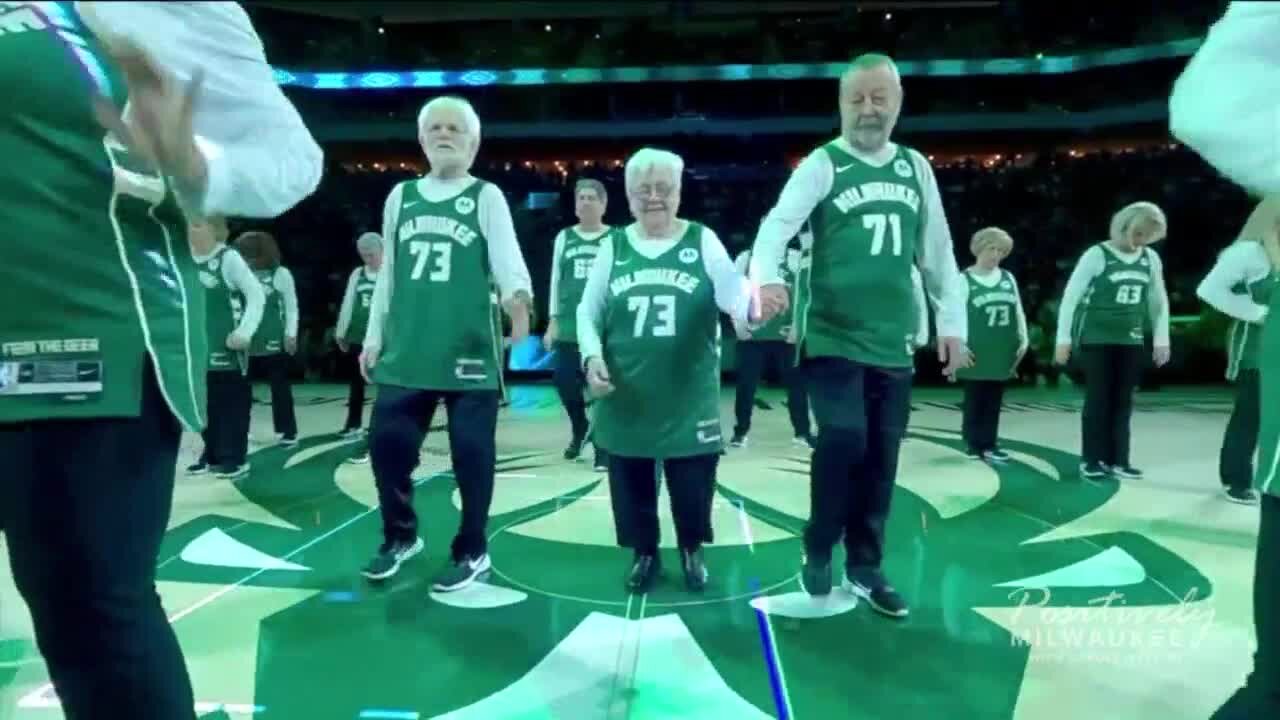 Bucks Grand Dancers bring on a special guest, creating forever memories